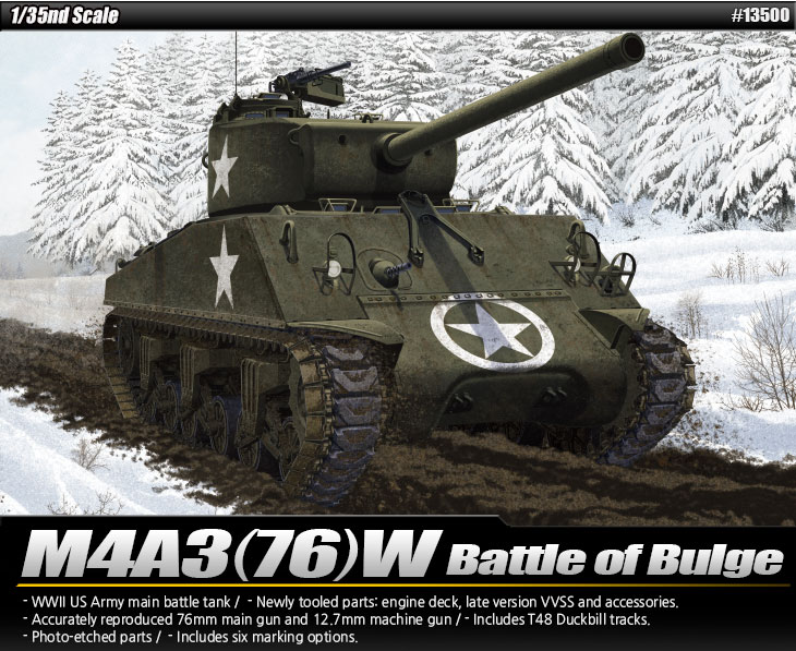 M4A3 (76)W "Battle of the Bulge" 1/35
