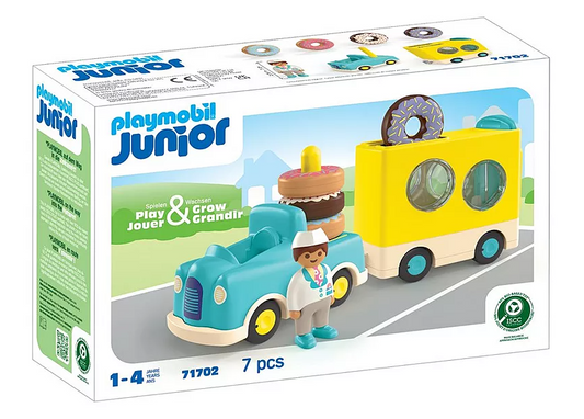 Junior: Crazy Donut Truck with Stacking and Sorting Feature