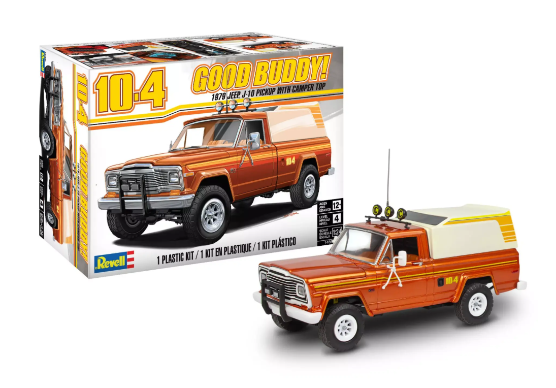 Jeep J-10 Pickup with Camper Top 1979 1/24