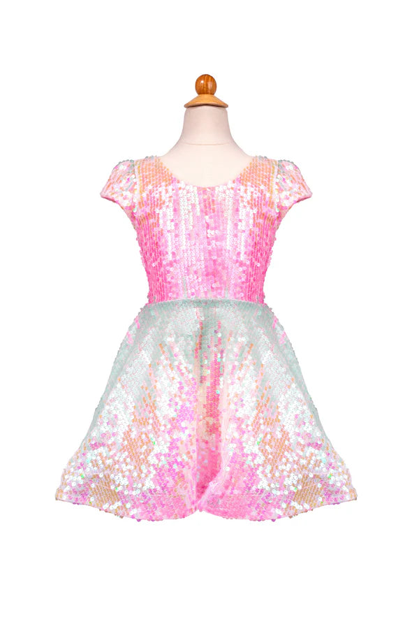 Sorbet Swirl Skater Dress Size 3-4