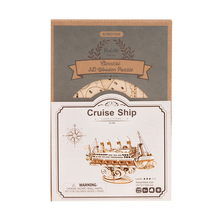 3D Wooden Puzzle Cruise Ship