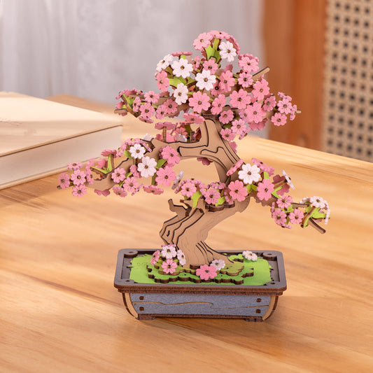 3D Wooden Puzzle Sakura Bonsai