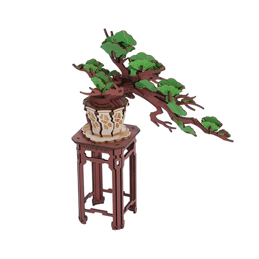3D Wooden Puzzle Evergreen Pine Bonsai