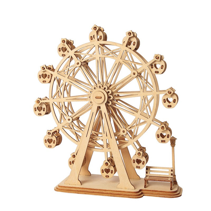3D Wooden Puzzle Ferris Wheel
