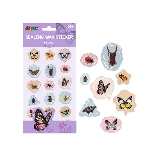 Sealing Wax Insect Stickers