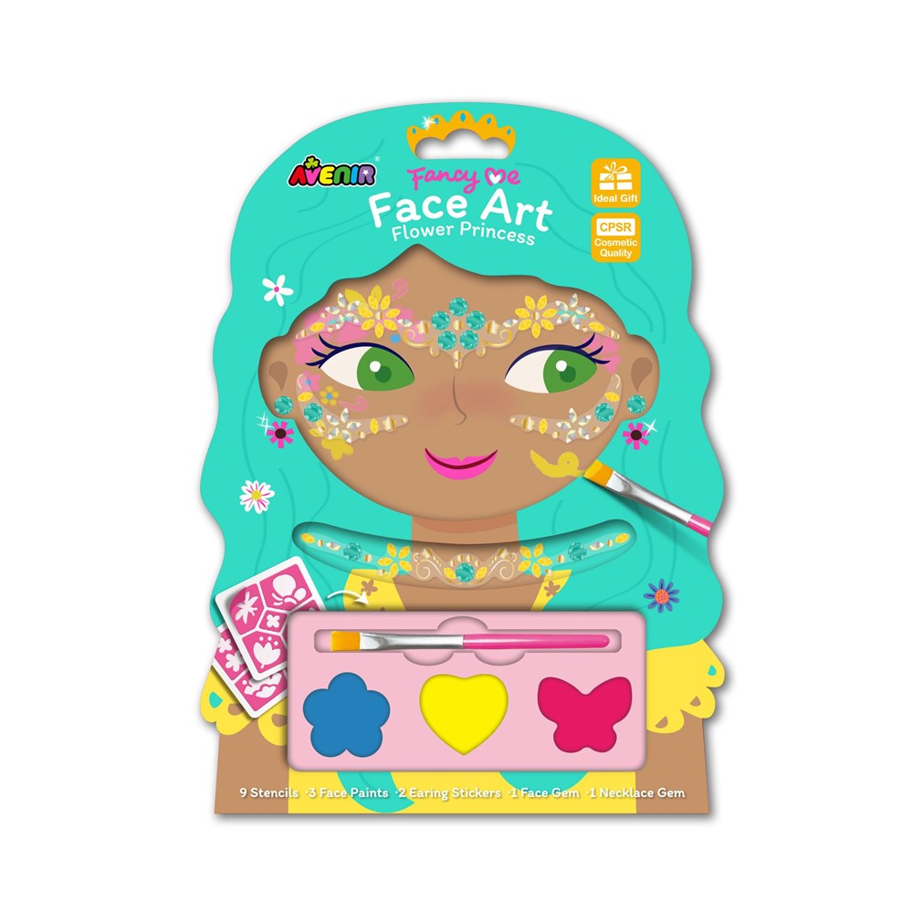 Fancy Me Face Art Flower Princess