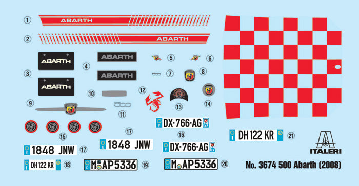 500 Abarth 2008 1/24