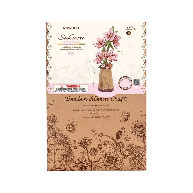 Wooden Bloom Craft Sakura