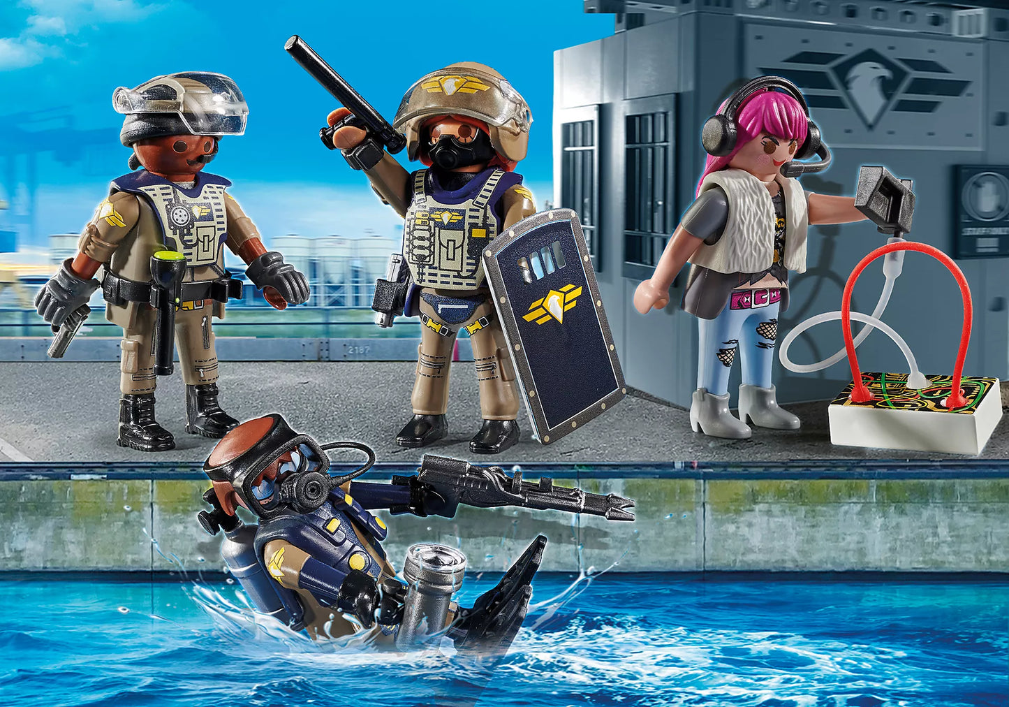 City Action Tactical Unit - Figure Set