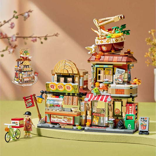 Loz Block The Spiral Noodle Shop