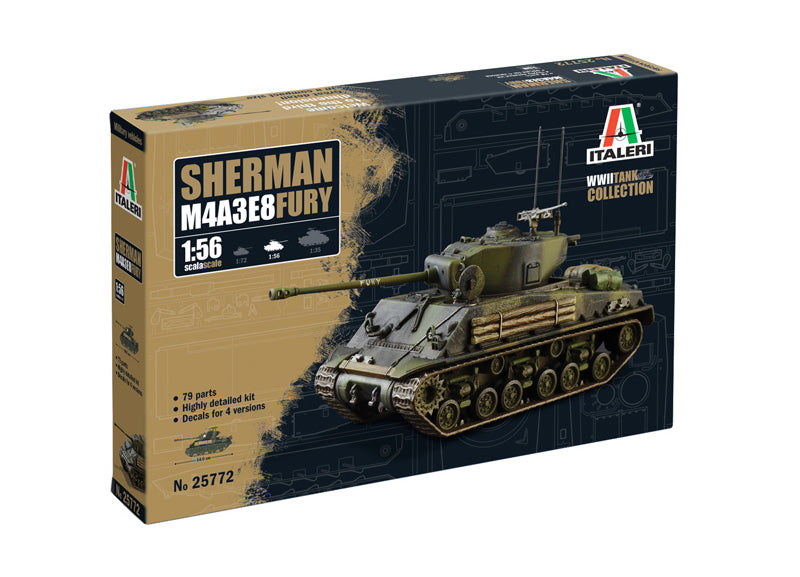 Sherman M4A3E8 Fury 1/56