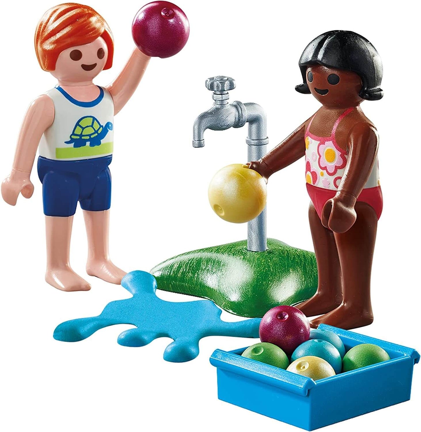 Children with Water Balloons
