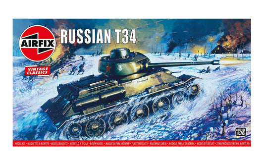 Russian T34 Tank 1/76