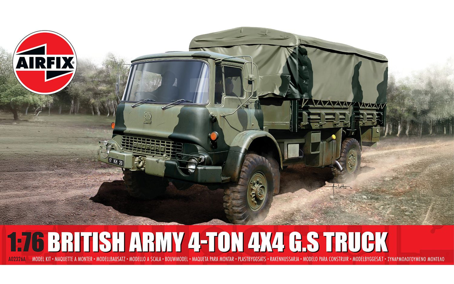 British Army 4-Ton GS Truck 1/76