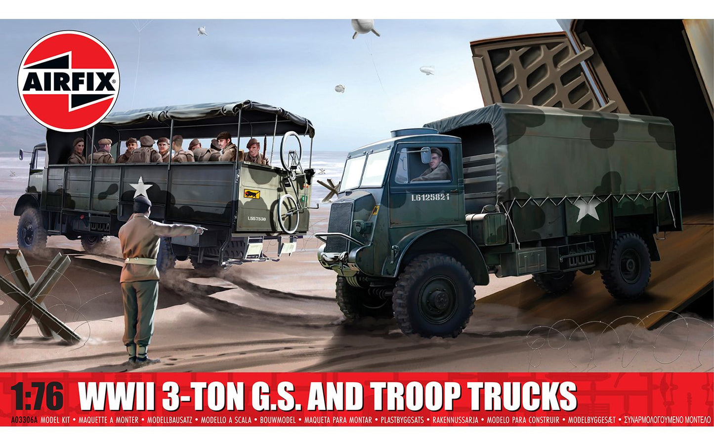 WWII 3-Ton G.S. and Troop Trucks 1/76