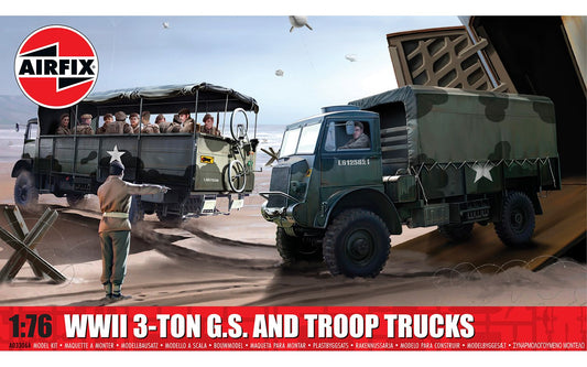 WWII 3-Ton G.S. and Troop Trucks 1/76