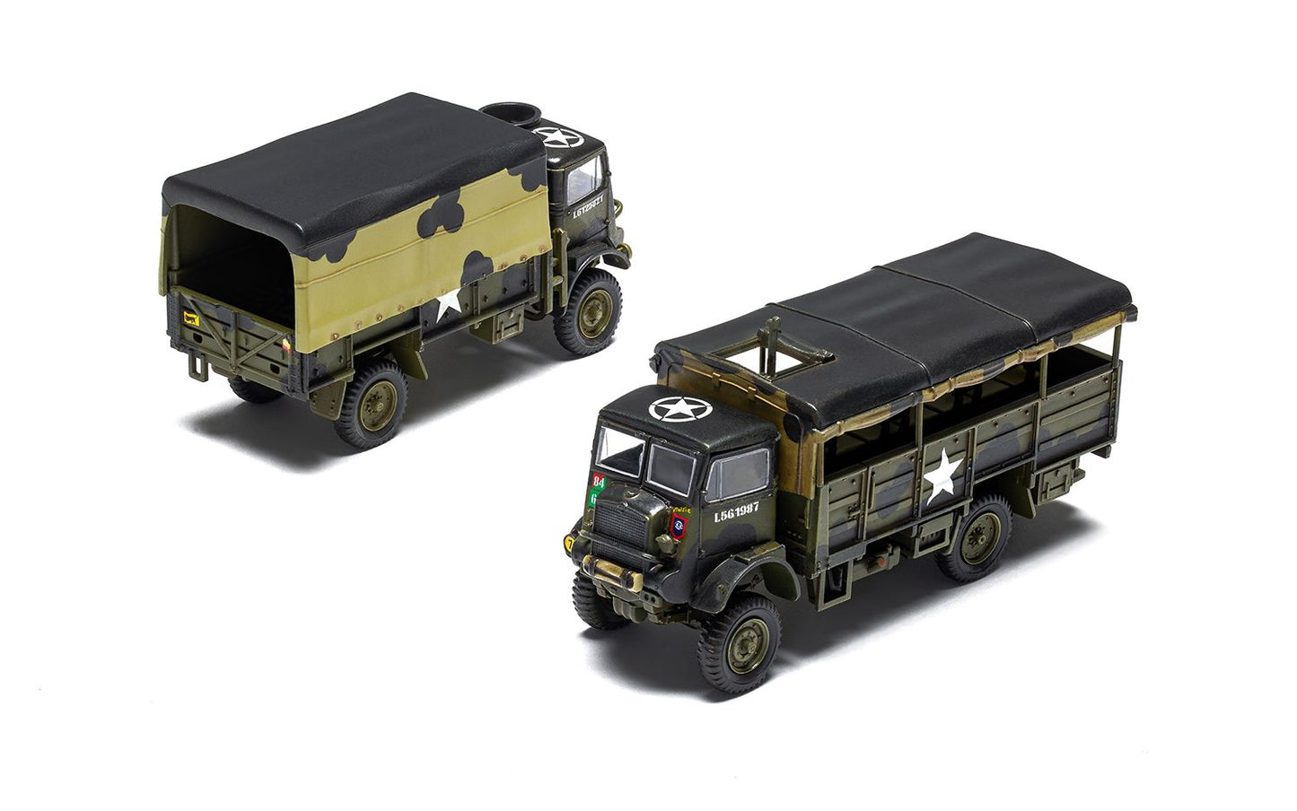 WWII 3-Ton G.S. and Troop Trucks 1/76