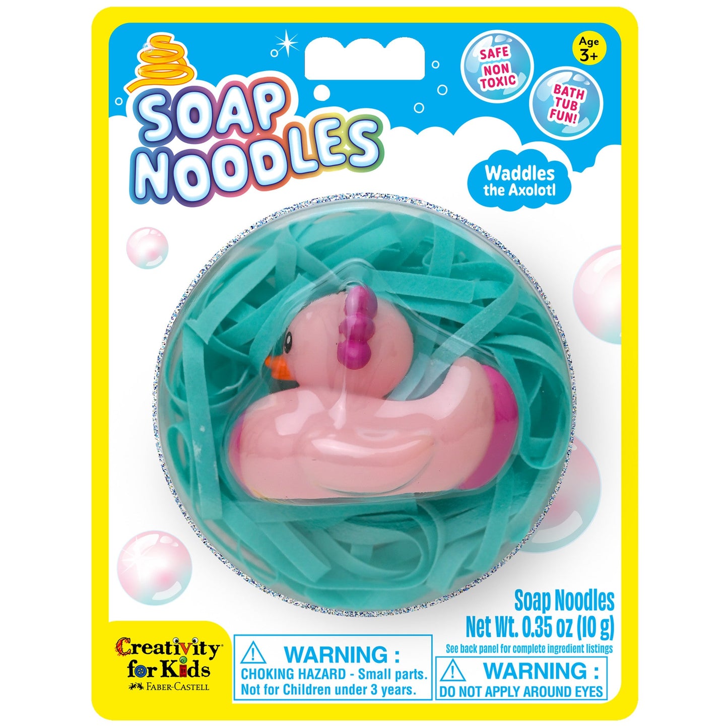 Soap Noodles Waddles the Axolot