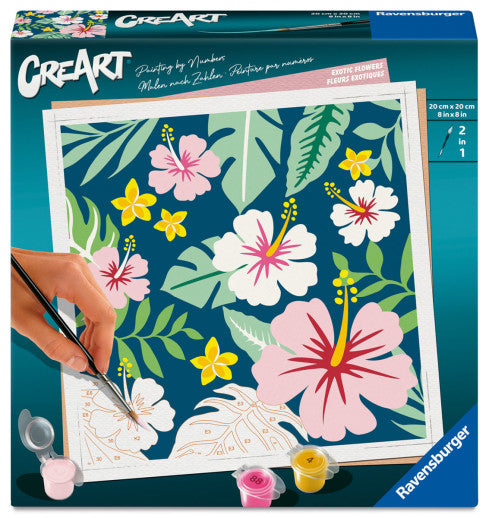 CreArt Exotic Flowers paint by number