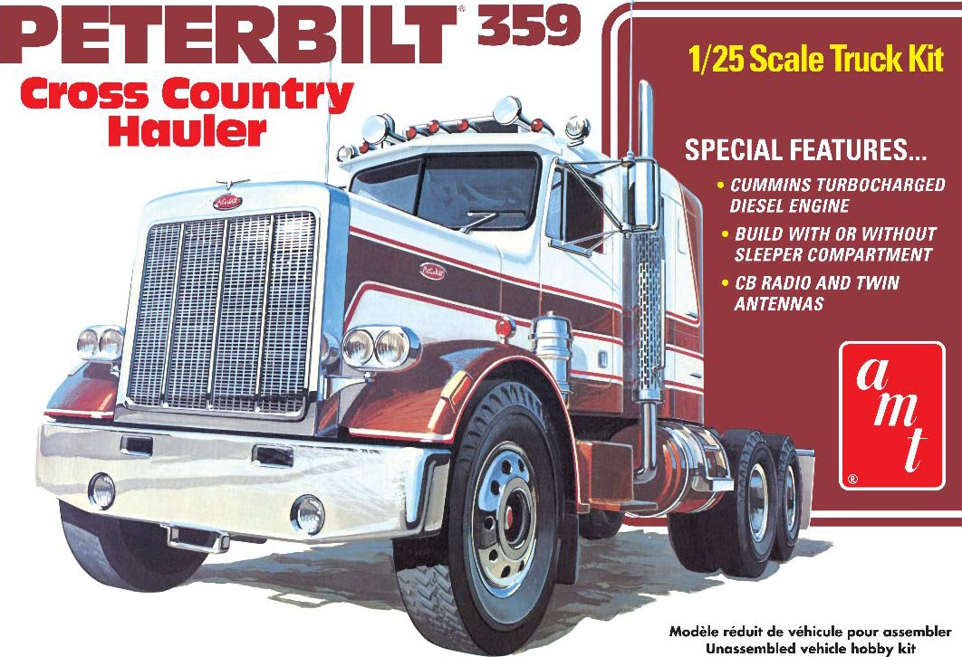 Peterbilt 359 Cross Country Hauler 1/25