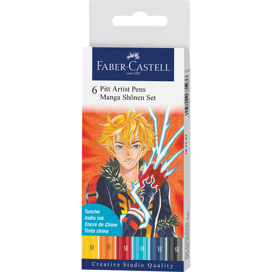Pitt Artist Pens Manga Shonen Set
