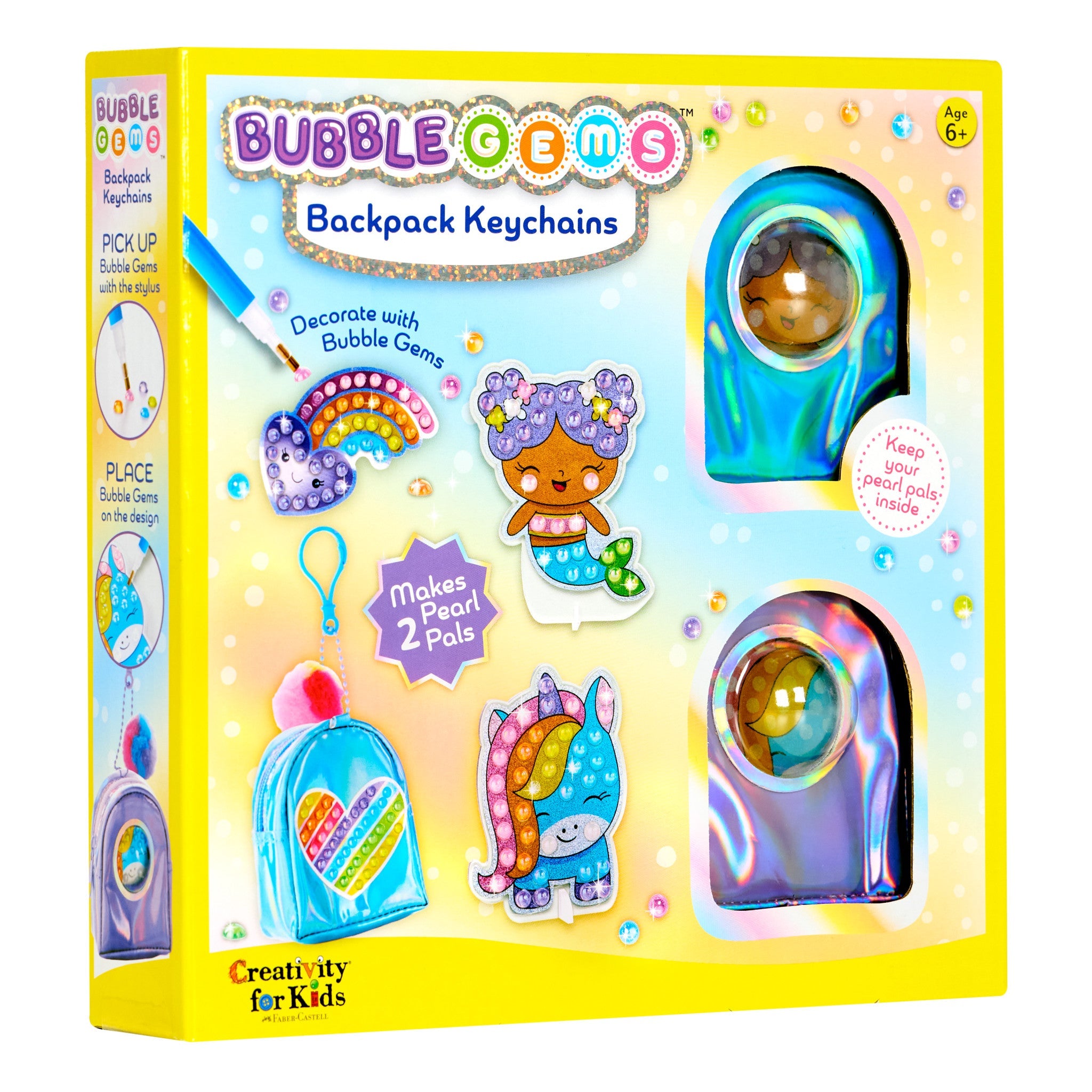 Back Pac Kwith Keychains Bubble Gems Back Pack Keychains Kit – Hobby and Toy Central