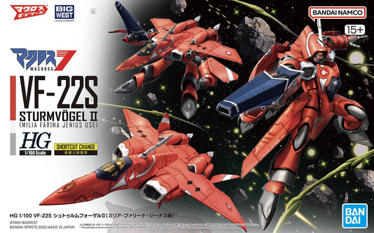 HG VF-22S Sturmvogel II Milia Farnia Jenius Use