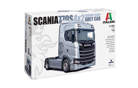 Scania 770S 4X2 Normal Roof Grey Cab 1/24