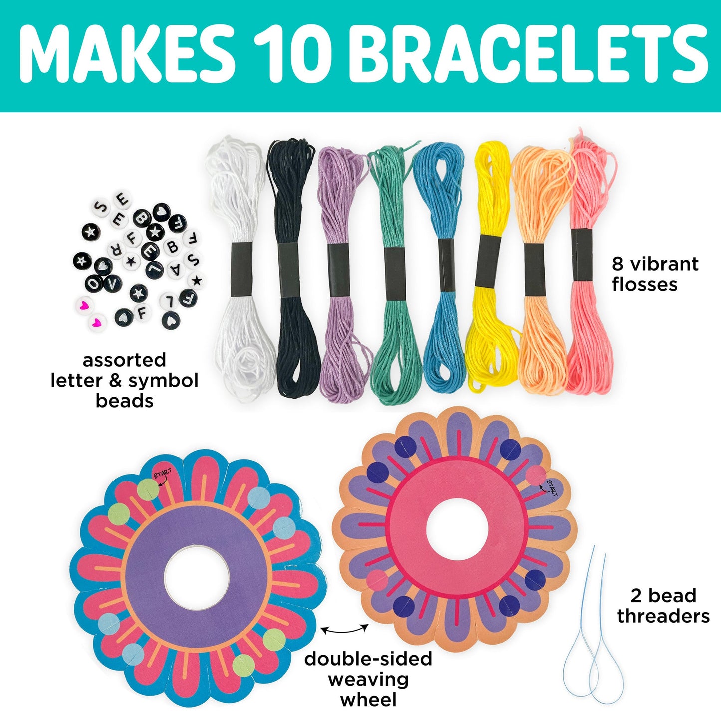 Friendship Bracelets (makes 10)