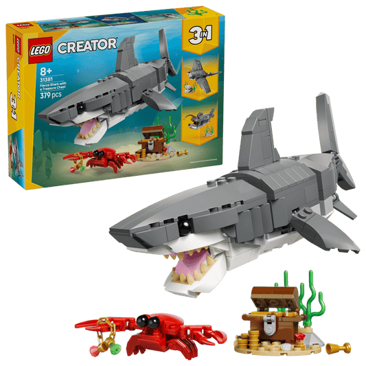 Creator Fierce Shark with a Treasure Chest