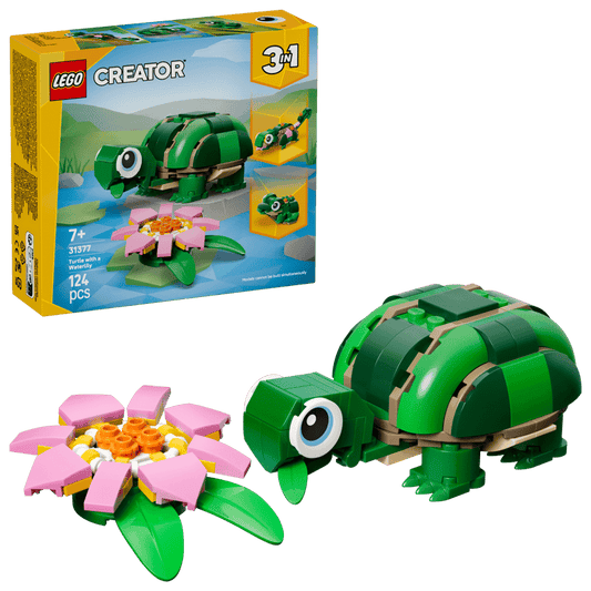 Creator Turtle with Water Lily