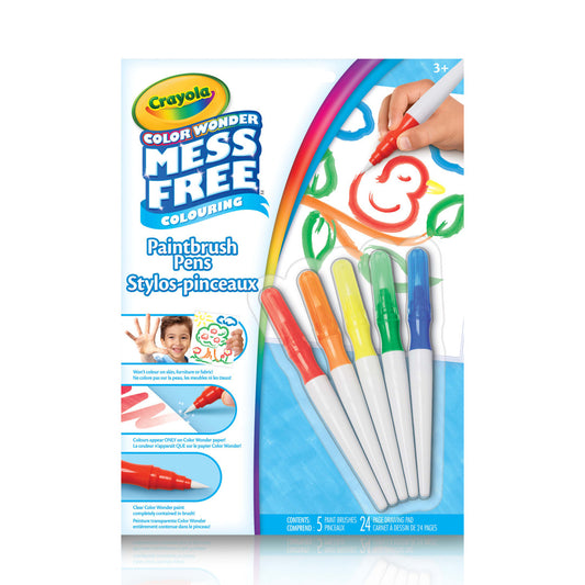 Color Wonder Mess Free Paint Brush Pens & 24 pages pad