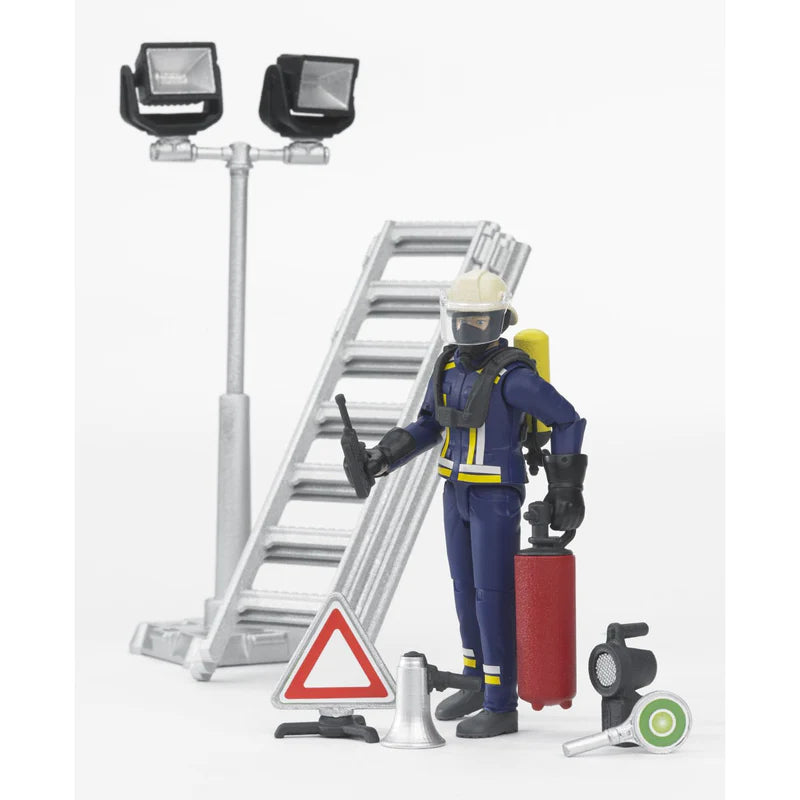 Fire Brigade Action Figure with Firefighting Accessories