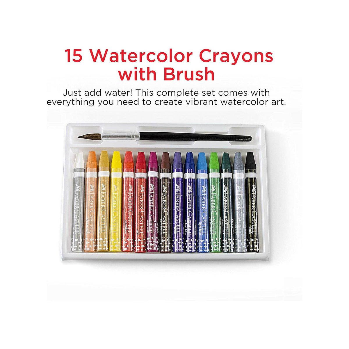 Watercolor Crayons 15pc