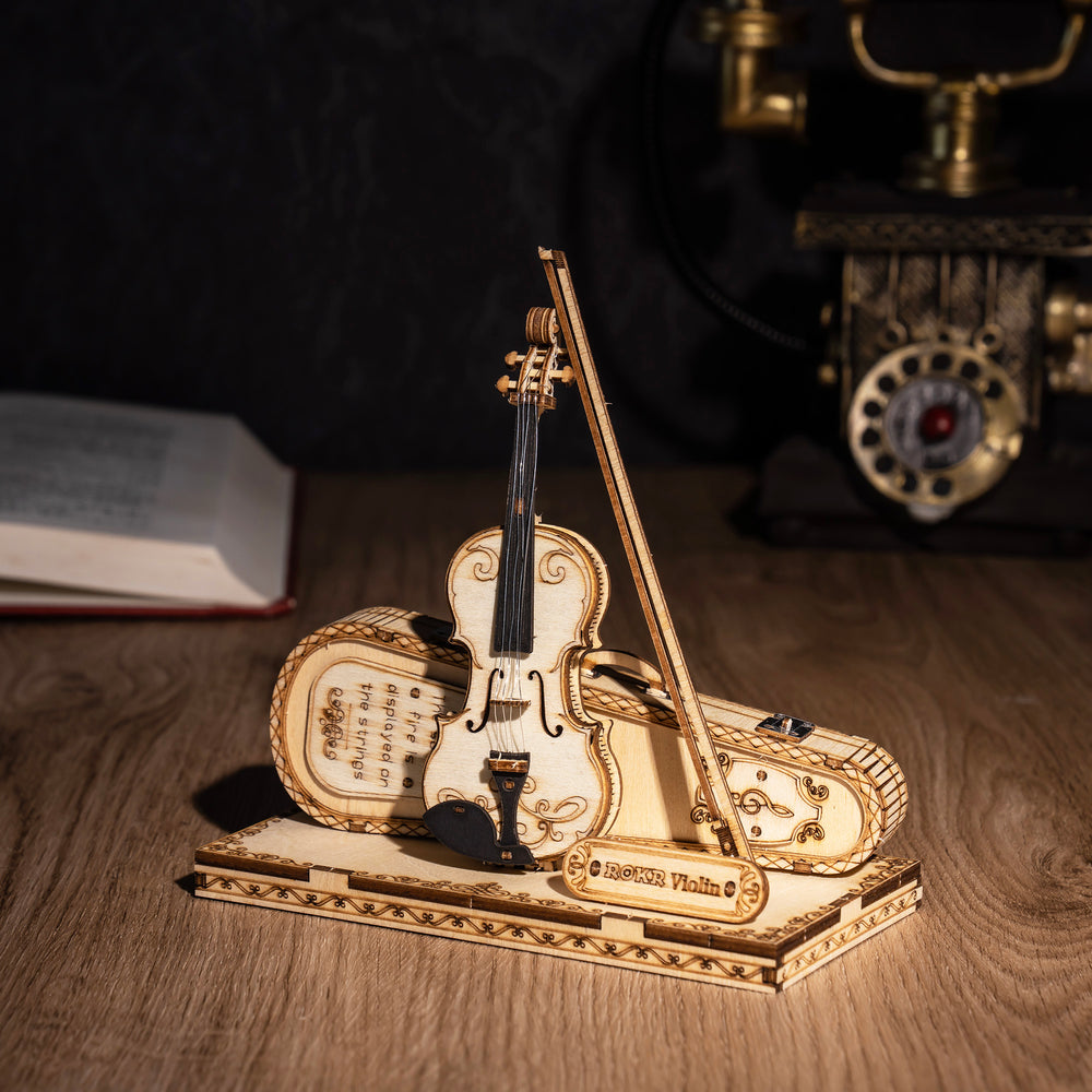 3D Puzzle Wooden Violin Capriccio
