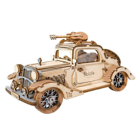 3D Wooden Puzzle Vintage Car