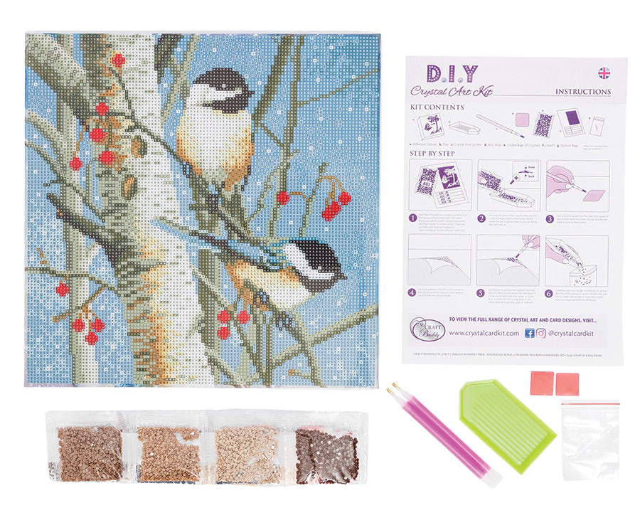 Crystal Art Mounted Kit Woodland Sprites 11.8X11.8"