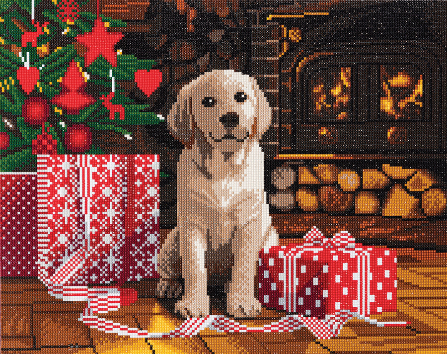DIY Crystal Art Kit - Labrador Puppy 40 x 50cm