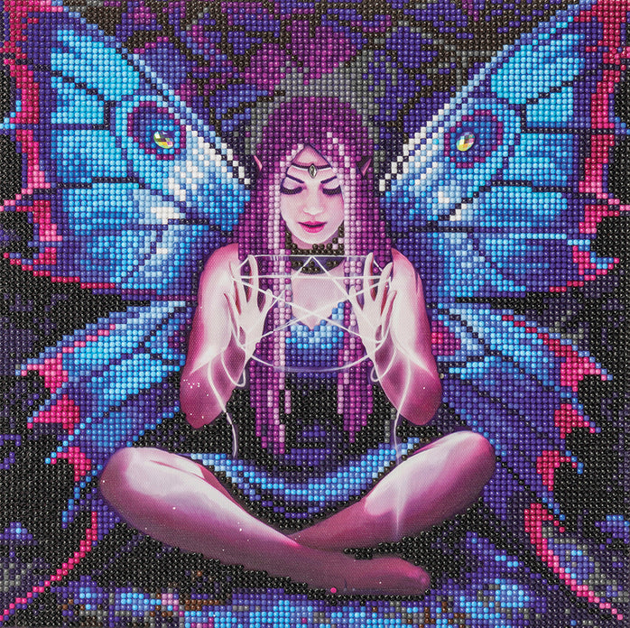 Crystal Art Mounted Kit Spell Weaver 11.8X11.8"