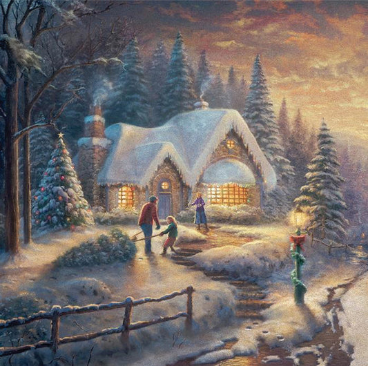 Country Christmas Homecoming 12X12"