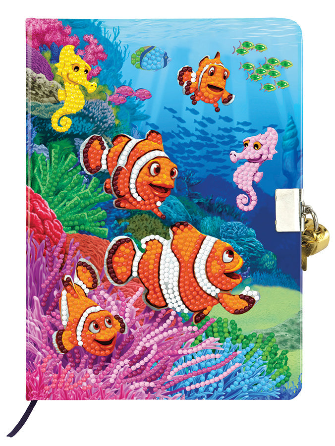 Crystal Art Secret Diary - Fishy Greeting