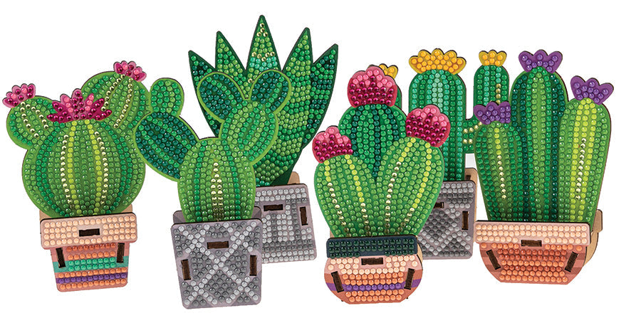 Crystal Art Decorations - Cacti