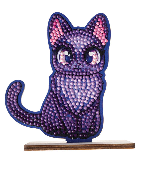 Crystal Art Midnight Cat