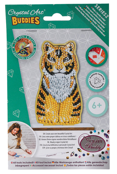 Crystal Art Luna Tiger