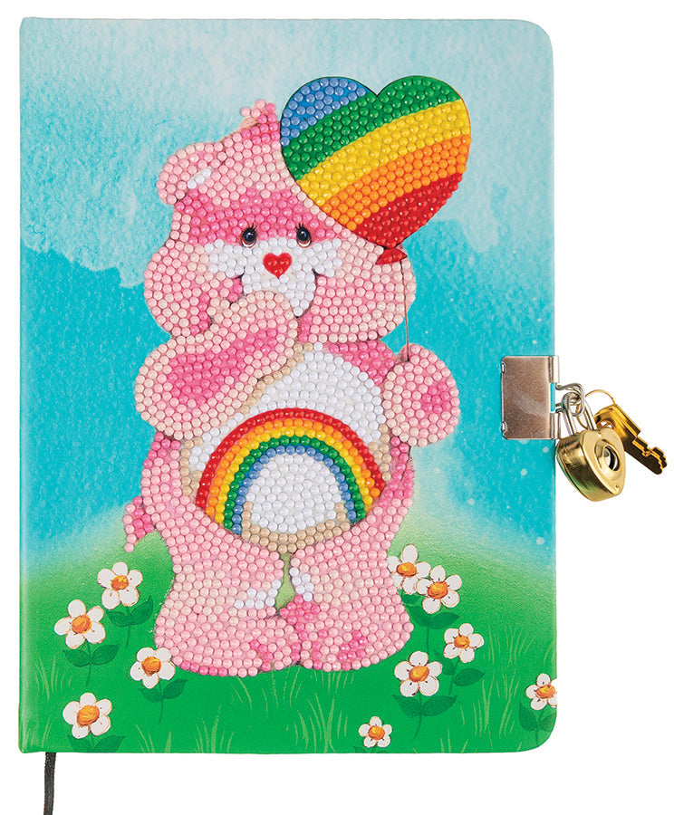 Crystal Art Secret Diary - Cheer Bear