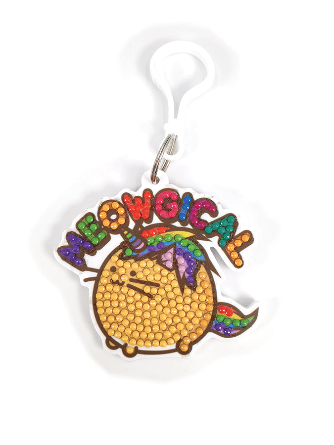 Crystal Art Bag Charm - Meowgical