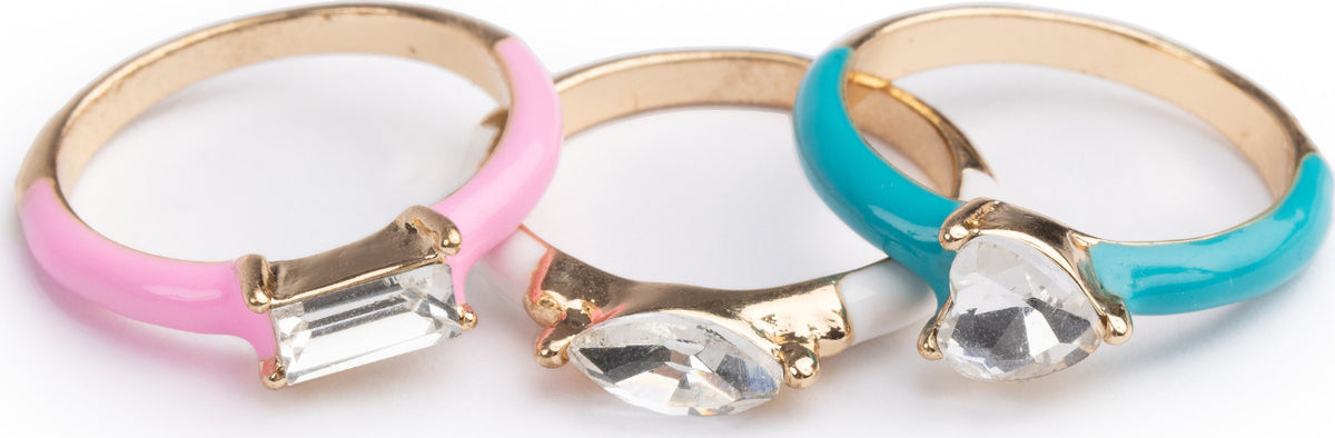 Boutique Chic Crystal Cool Rings