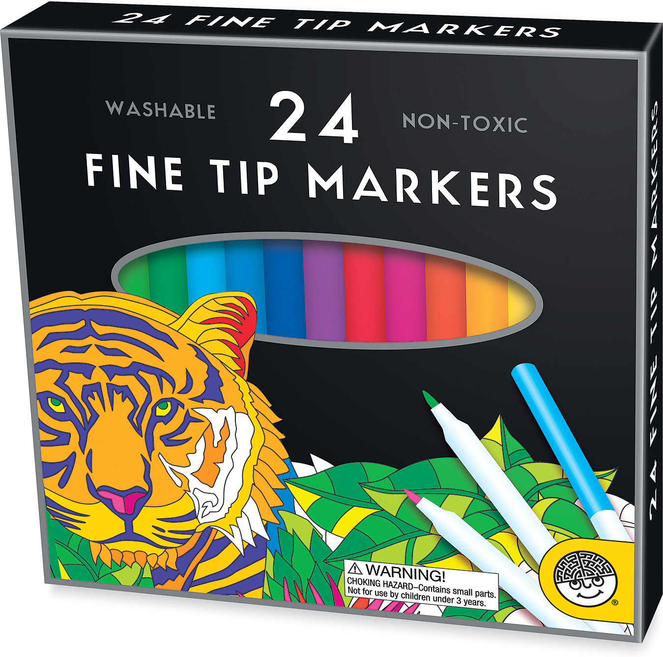 WASHABLE FINE TIP MARKERS (24)