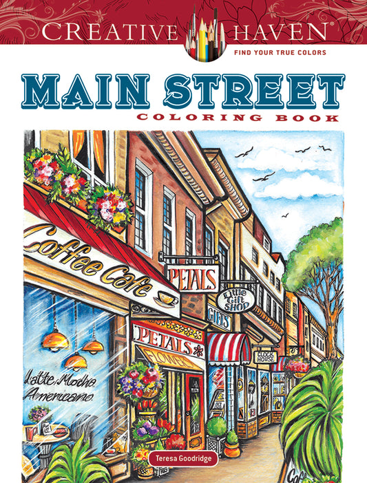 Main Street Coloring Book