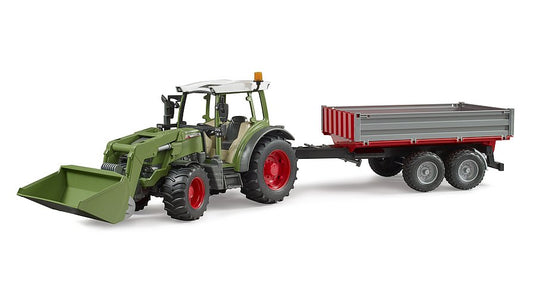Fendt Vario 211 with Front Loader & Trailer